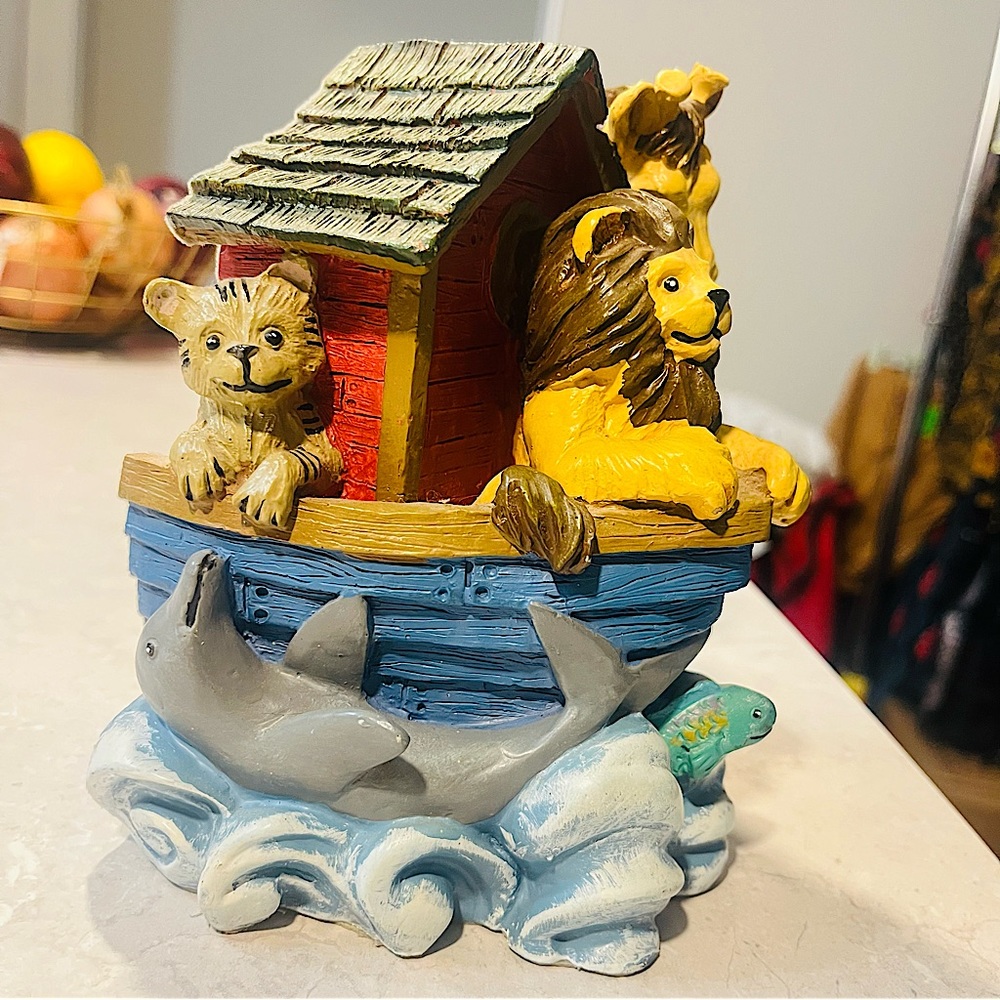 Noah’s ark book ends (2pc)